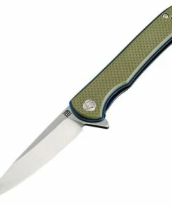 Artisan Shark Linerlock GreenD2 ATZ1707PSGN