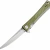 Artisan Waistline Linerlock Green ATZ1805PGNF
