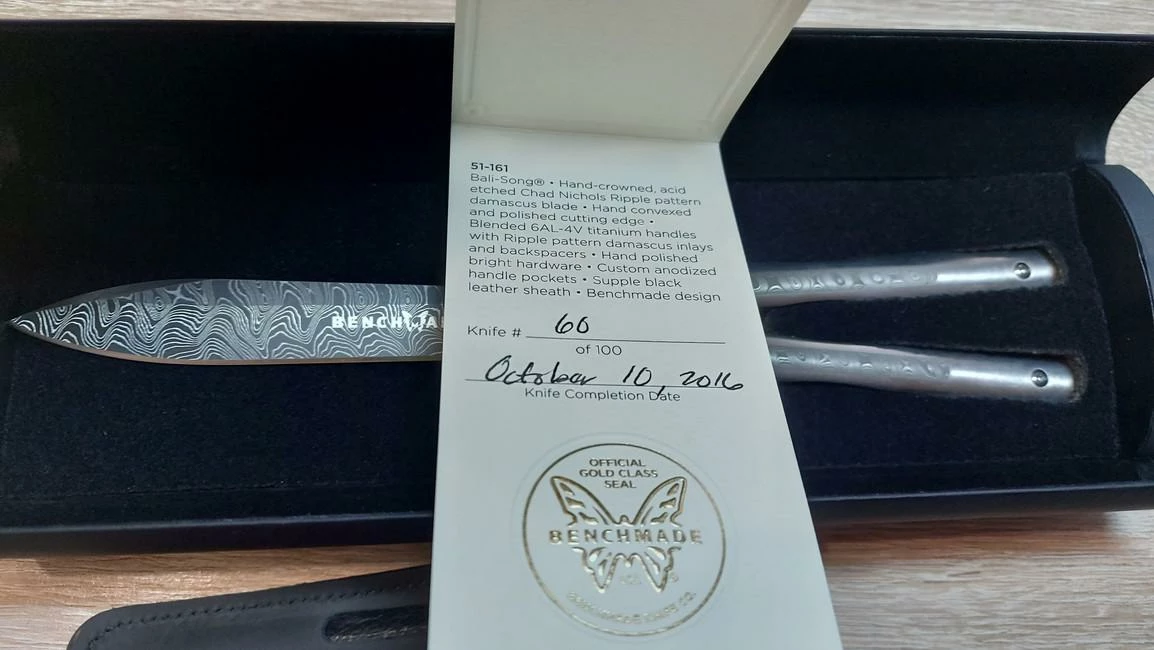Benchmade Bali-Song Morpho 51-161 2 Benchmade Bali-Song Morpho 51-161 - Image 2