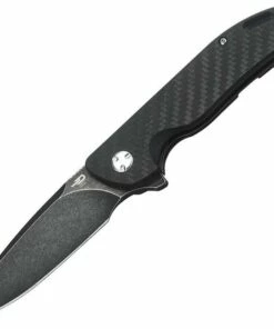 Bestech Bison Framelock Black CF BTKT1904A2