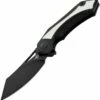 Bestech Kasta Linerlock Black/White BTKG45D
