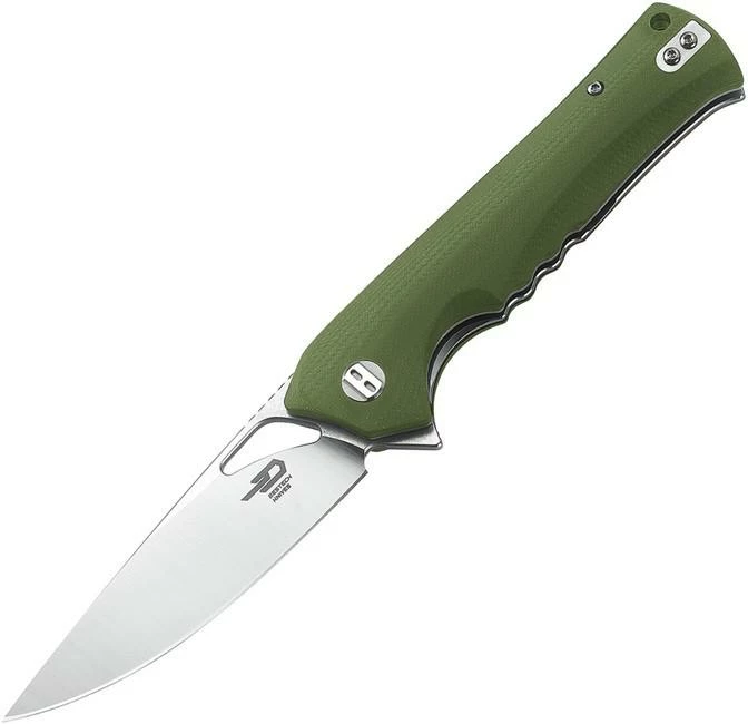 Bestech Muskie Linerlock Green BTKG20B1 1 Bestech Muskie Linerlock Green BTKG20B1