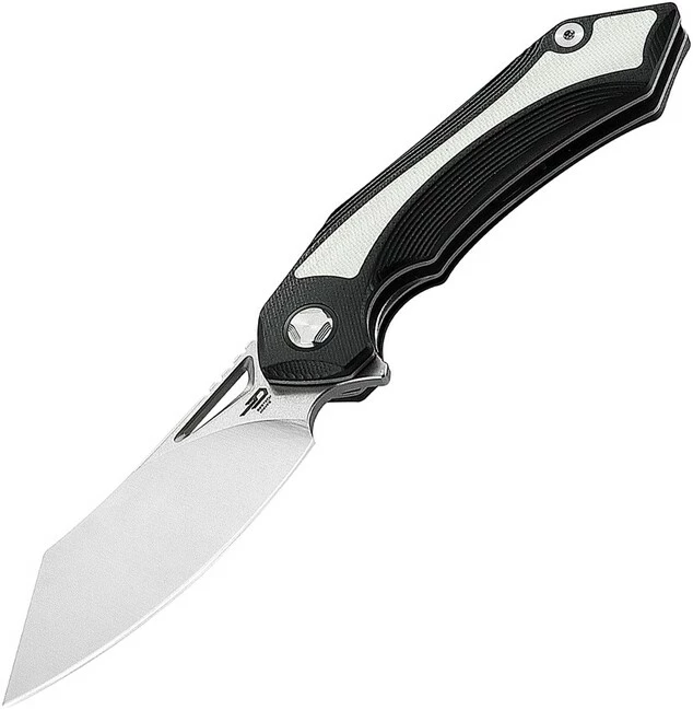 Bestech Kasta Linerlock Black/White BTKG45A 1 Bestech Kasta Linerlock Black/White BTKG45A