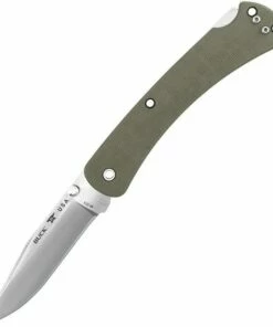 Buck 110 Slim Pro Lockback Green