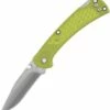 Buck 112 Slim Select Lockback Green