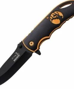 Elk Ridge Linerlock A/O Black/Gold ERA008BG