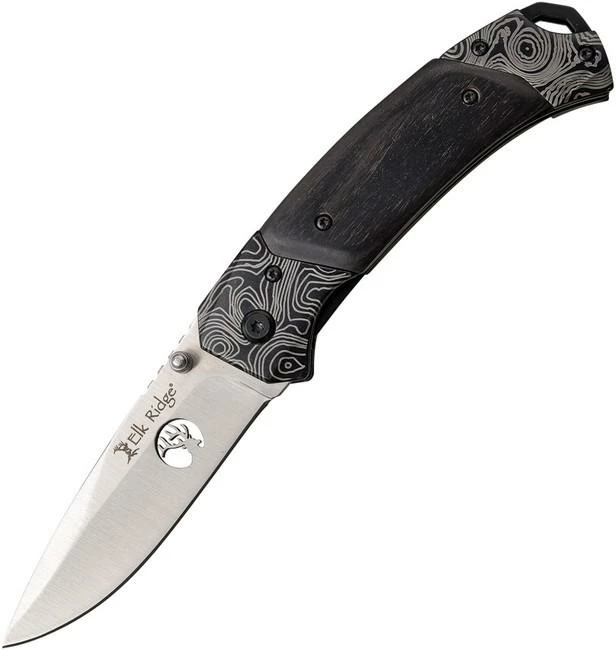 Elk Ridge Linerlock Black ER940BK 1 Elk Ridge Linerlock Black ER940BK