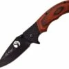 Elk Ridge Linerlock Brown Wood ER566BPW