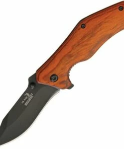 Elk Ridge Linerlock Red Wood A/O ERA013RW
