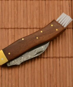 Euro-Knife Exclusive Mushroom knife damascus handmade 2 -Pocket Knives sales exkluziv damaszk gombasz kes kezzel keszitett 2 5