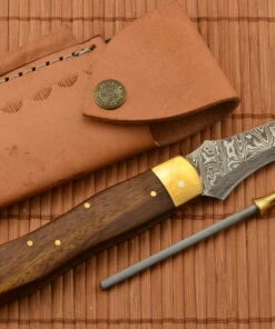 Euro-Knife Exclusive Mushroom knife damascus handmade 2 -Pocket Knives sales exkluziv damaszk gombasz kes kezzel keszitett 2 7