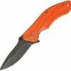 Euro-Knife Groove Linerlock Orange