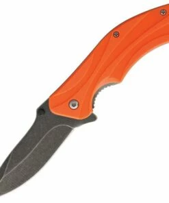 Euro-Knife Groove Linerlock Orange