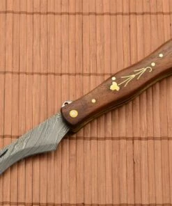 Euro-Knife Mushroom knife damascus handmade