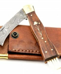 Euro-Knife Exclusive Mushroom knife damascus handmade