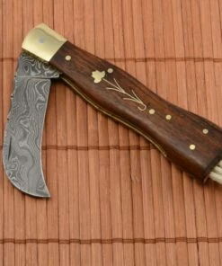 Euro-Knife Exclusive Mushroom knife damascus handmade -Pocket Knives sales hubarsky noz damaskovy rucne robeny so zastitou 20