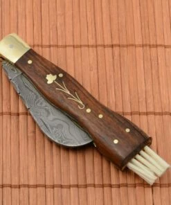 Euro-Knife Exclusive Mushroom knife damascus handmade -Pocket Knives sales hubarsky noz damaskovy rucne robeny so zastitou 60