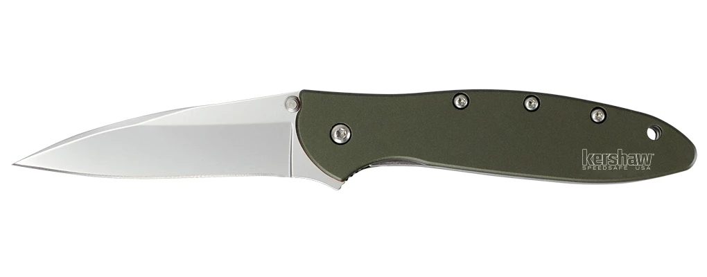 Kershaw Leek Linerlock A/O Olive KS1660OL 2 Kershaw Leek Linerlock A/O Olive KS1660OL - Image 2