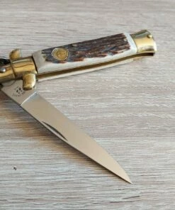 Kissing Crane Stiletto Stag KC46S -Pocket Knives sales kissing crane stiletto stag kc46s..