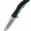 MTech Evolution Framelock Blue Tanto MTEFDR014T