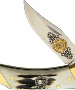 Schrade 100th Anniv. Stag Lockback SCH2