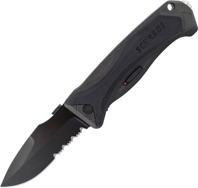 Schrade M.A.G.I.C. Linerlock A/O Black SCHA6LBS 1 Schrade M.A.G.I.C. Linerlock A/O Black SCHA6LBS