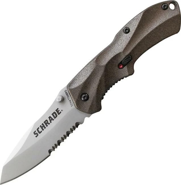 Schrade Mini MAGIC A/O Brown SCHA7SMBRS 1 Schrade Mini MAGIC A/O Brown SCHA7SMBRS