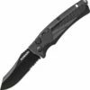 Schrade Push Button Lock Black SCH90BS