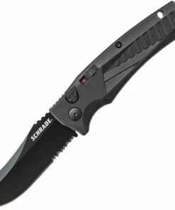 Schrade Push Button Lock Black SCH90BS