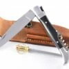 Euro-Knife Set - Laguiole knife, leather sheath and Pocket Sharpener