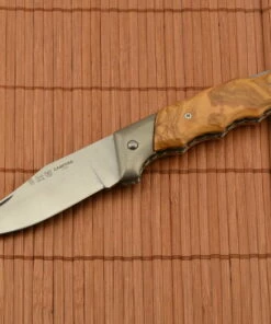 Set Miguel Nieto LINEA CAMPERA 070 leather sheath and Sharpener