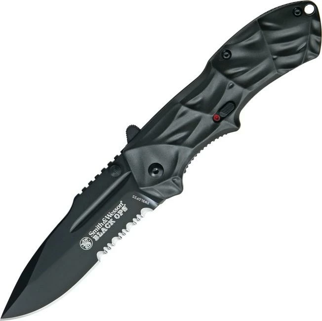 Smith & Wesson Smith & Wesson Black Ops Linerlock A/O SWBLOP3S 1 Smith & Wesson Smith & Wesson Black Ops Linerlock A/O SWBLOP3S