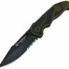 Smith & Wesson Smith & Wesson Linerlock A/O Green/Black SW1100058