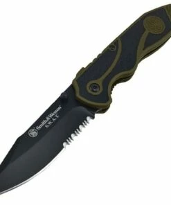 Smith & Wesson Smith & Wesson Linerlock A/O Green/Black SW1100058