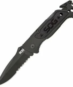 SOG Escape Black SOGFF25CP -Pocket Knives sales sog escape black sogff25cp.
