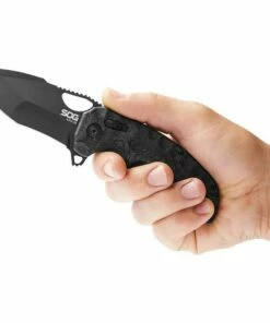 SOG Kiku XR Blackout 12-27-02-57 -Pocket Knives sales sog kiku xr blackout 12 27 02 57 3