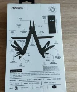 SOG Powerlock Black V-Cutter B63N-CP -Pocket Knives sales sog powerlock black v cutter b63n cp