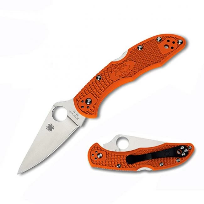 Spyderco Delica Flat Ground. C11FPOR 2 Spyderco Delica Flat Ground. C11FPOR - Image 2