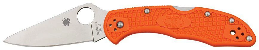 Spyderco Delica Flat Ground. C11FPOR 1 Spyderco Delica Flat Ground. C11FPOR