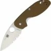 Spyderco Efficient Linerlock Brown SC216GPSBN