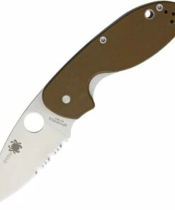 Spyderco Efficient Linerlock Brown SC216GPSBN