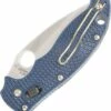 Spyderco Manix 2 Plain Edge Dark Blue SC101PDBL2