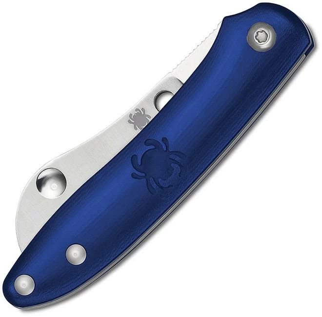 Spyderco Roadie Blue Plain SC189PBL 1 Spyderco Roadie Blue Plain SC189PBL