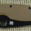 Spyderco Tenacious Brown G10 Plain SC122GPBBN