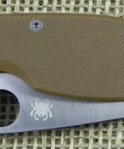 Spyderco Tenacious Brown G10 Plain SC122GPBN